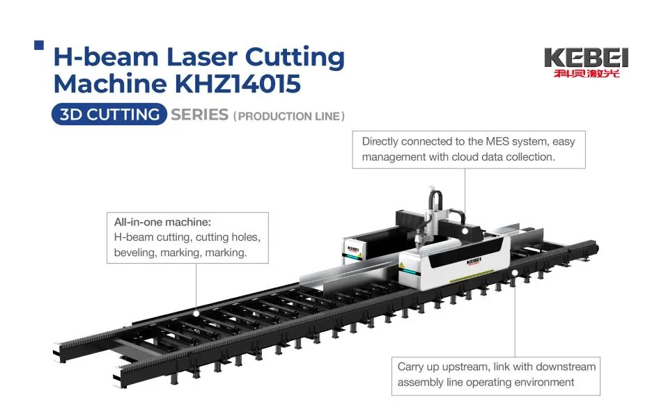 Machine à découper les fibres au laser CNC de type gantry 1