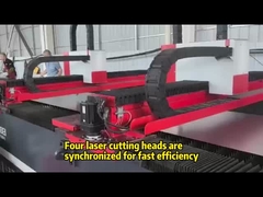Machine de découpe au laser de feuille de bobine à faisceaux multiples avec système de décoiling et de nivellement
