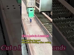 Coupeuse laser à fibre d'acier 3D à cinq axes 12kw 20kw 12m I faisceau H B